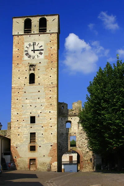 Torre Del Castello Monzambano Provincia Mantova Lombardia Italia — Foto Stock
