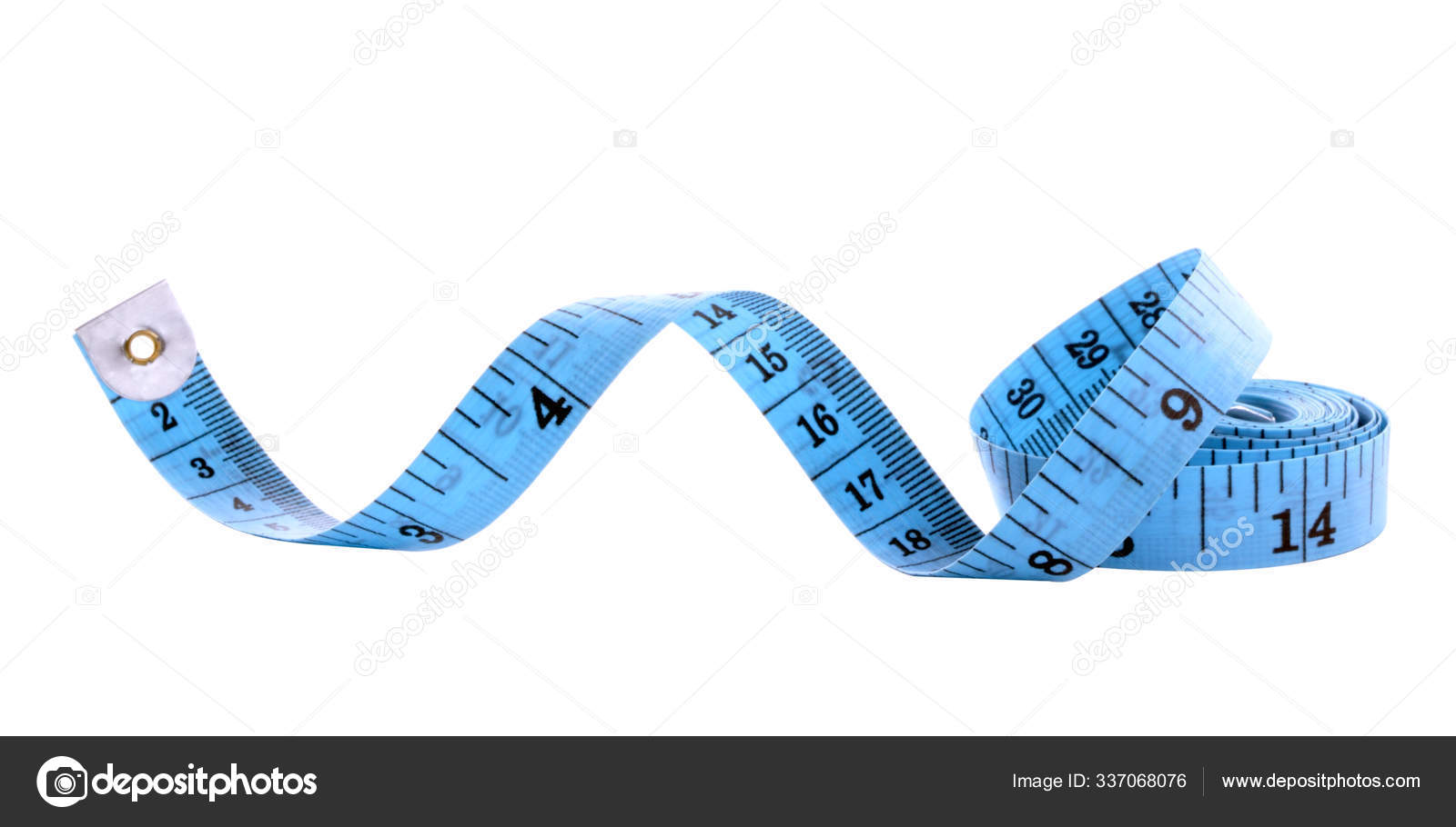 Measuring Tape Tailor White Background Stock Photo by