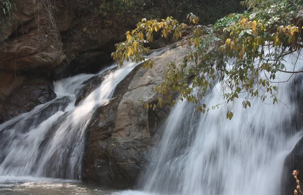 Beautiful Waterfall Nature Background — Stock Photo, Image