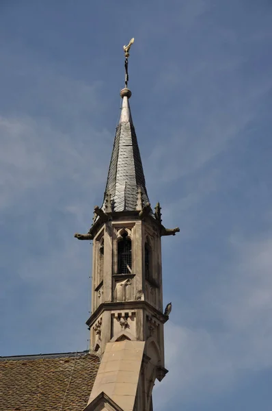 Church Tower Leistadt — Stock Photo, Image