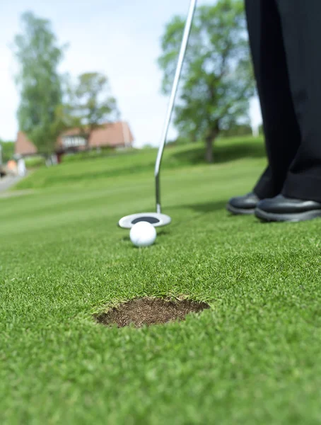 Situação Golfe Com Foco Seletivo — Fotografia de Stock