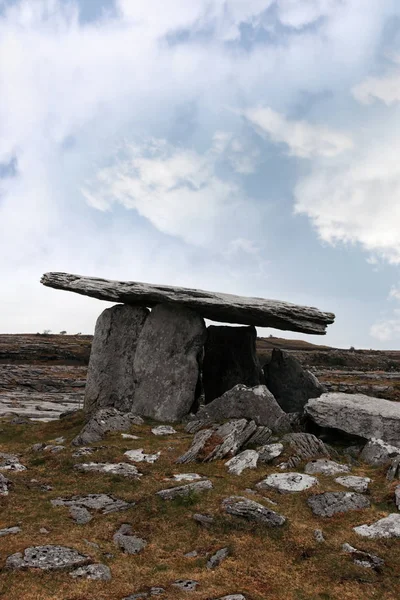 Poulnabrone Dolmen Historisches Portalgrab Burren County Clare — Stockfoto
