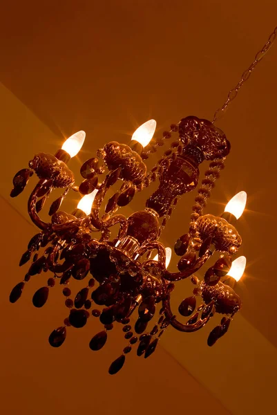 Chandelier Light Lamp Decoration — Stock Photo, Image