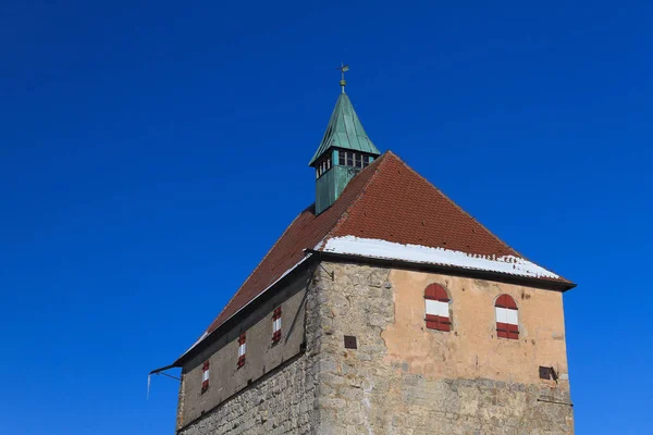 Vacker Utsikt Över Majestätisk Medeltida Arkitektur — Stockfoto