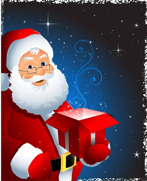 Natal Papai Noel Ilustração — Fotografia de Stock
