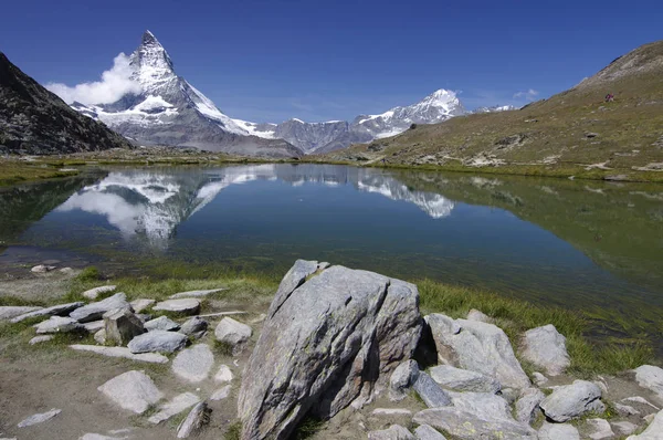 Vue Panoramique Sur Magnifique Paysage Alpin — Photo