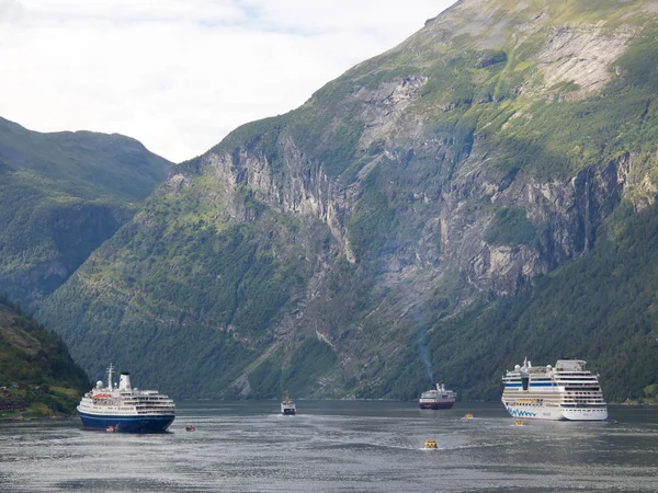 Vacker Utsikt Över Segelfartyg — Stockfoto