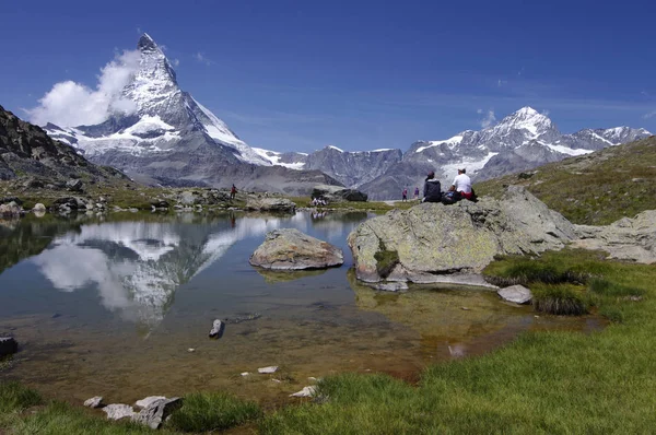 Paradis Sous Lac Vert Cervin — Photo