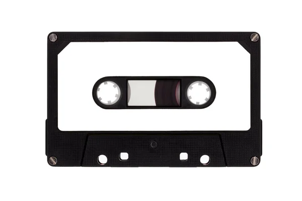 Cassette Único Aislado Sobre Fondo Blanco — Foto de Stock