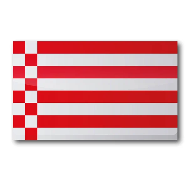 Vlag Van Bremen Patriottische Vlag — Stockfoto