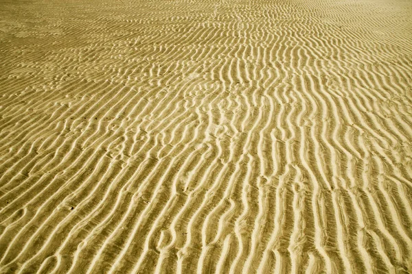 석양에 물결치는 모래사장 — 스톡 사진