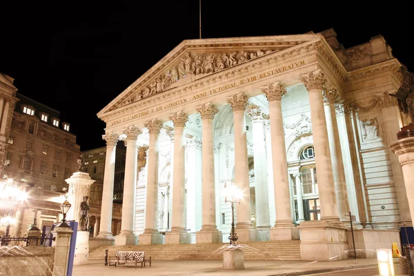 Die Royal Stock Exchange London England Großbritannien — Stockfoto