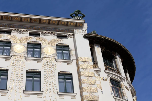 Arte Arquitectura Nouveau Otto Wagner Símbolo Viena Wienzeile Izquierda — Foto de Stock