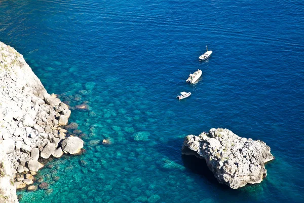 Léto Capri Krásný Ostrov Neapolském Zálivu Itálie — Stock fotografie