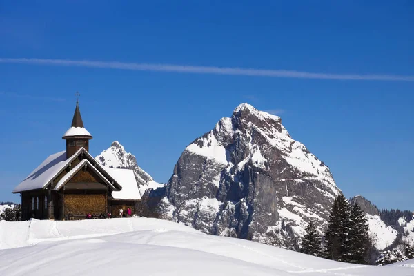 Scenic View Beautiful Chapel Building Royalty Free Stock Photos