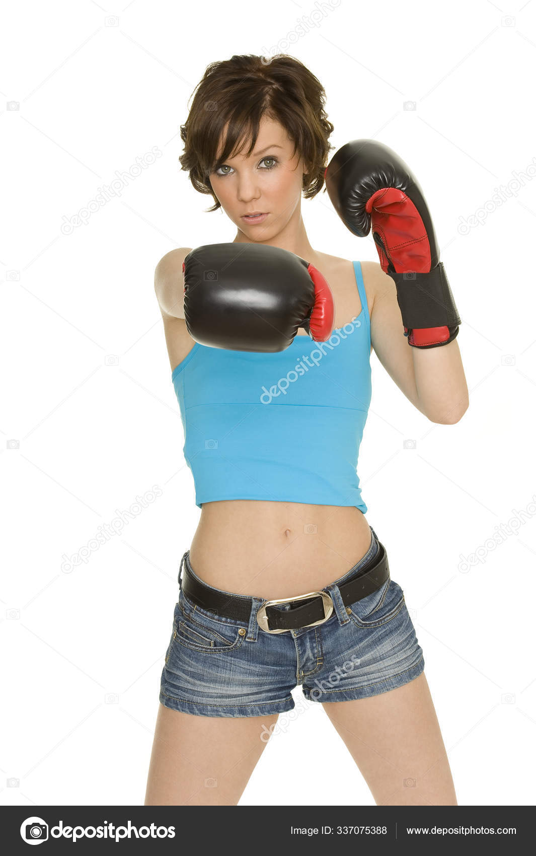 Guantes Boxeo Guantes Boxeador — Foto de stock #337075388