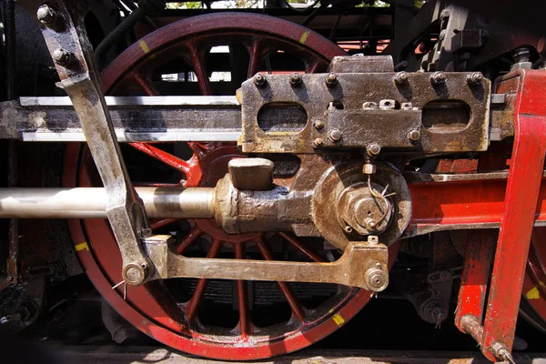 Stary Pociąg Parowozowy Pojazd Kolejowy — Zdjęcie stockowe