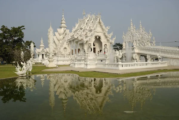 Wat Rong Khun Chiang Rai Thailand — Foto de Stock