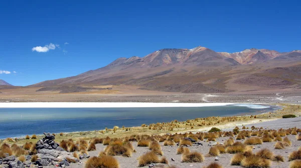 Jezioro Wulkaniczne Salar Uyuni Boliwia — Zdjęcie stockowe