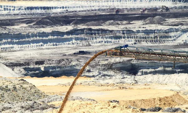 Minería Carbón Tajo Abierto — Foto de Stock
