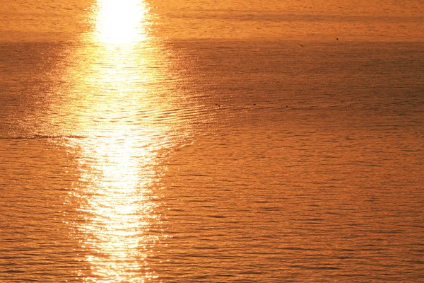 Красивий Захід Сонця Воді — стокове фото