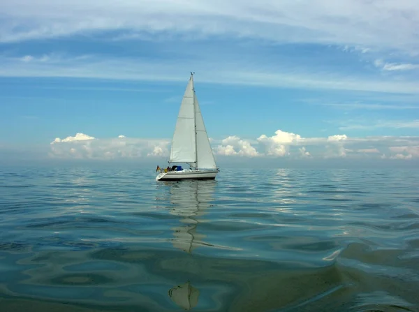 Scenic View Sail Boat Details — Stock Photo, Image