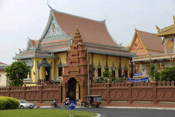 Wat Ounalom Phnom Penh Camboya —  Fotos de Stock