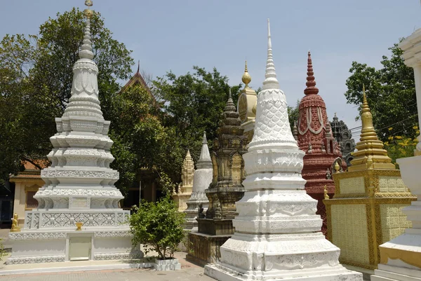 Watt Botum Phnom Penh Cambodia — Stockfoto