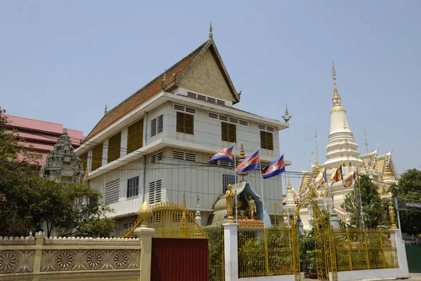 Watt Botum Phnom Penh Cambodia — Stockfoto