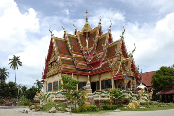 Wat Plai Laem Banimento Plai Laem Samui Tailândia — Fotografia de Stock