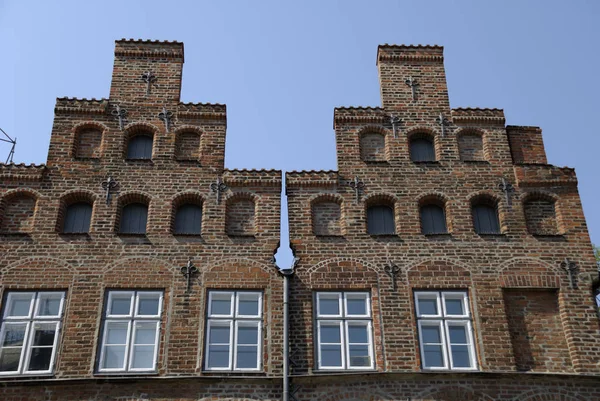 Acabamentos Para Construção Lubeck Schleswig Holstein Alemania — Fotografia de Stock