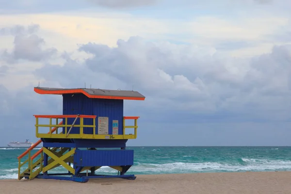 Der Strand Von Miami Beach — Stockfoto
