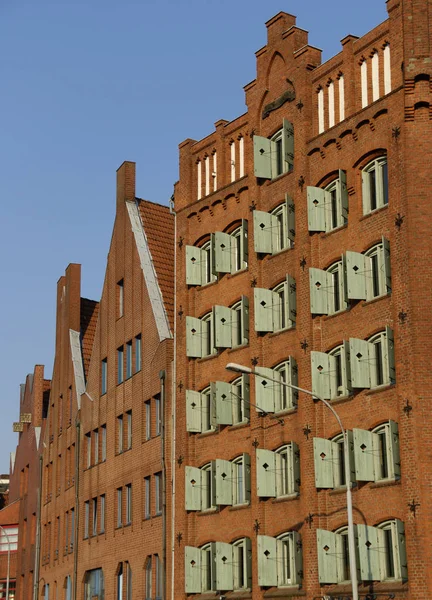 Vue Panoramique Des Façades Ville — Photo