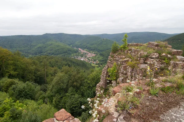 Vista Panorâmica Bela Arquitetura Medieval Fortaleza — Fotografia de Stock