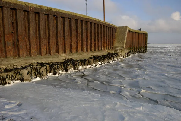 Spiaggia Dello Schleswig Holstein Stato Più Settentrionale Della Germania — Foto Stock