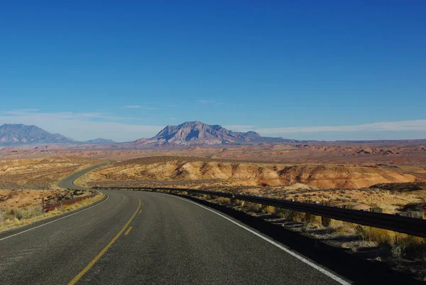 Highway 276 Zwischen Bullfrog Und Ticaboo Südliche Utah — Stockfoto