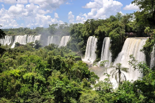 Vista Panorámica Del Majestuoso Paisaje Con Cascada — Foto de Stock