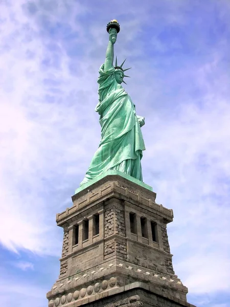 Estátua Liberdade Senhora Liberdade Nova Iorque — Fotografia de Stock
