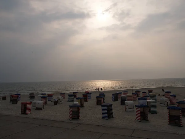 Der Strand Von Borkum — Stockfoto