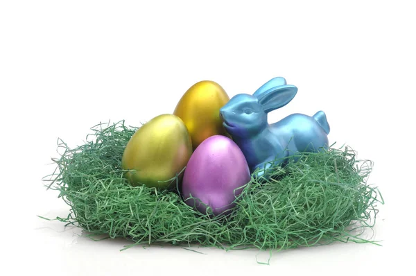 Holiday Colorful Concept Happy Easter Decorations — Stock Photo, Image