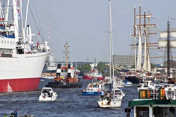 Hamburg Stor Hamnstad Norra Tyskland — Stockfoto