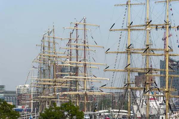 Hamburg Kota Pelabuhan Utama Jerman Utara — Stok Foto