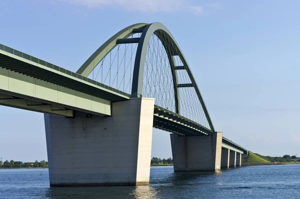 Γέφυρα Μεταξύ Grossenbroden Και Του Νησιού Fehmarn — Φωτογραφία Αρχείου