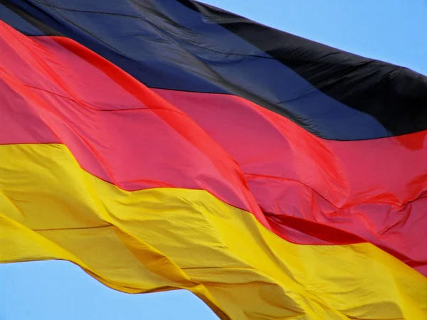 Deutsche Flagge Offizielle Farben Und Proportionen Korrekt — Stockfoto