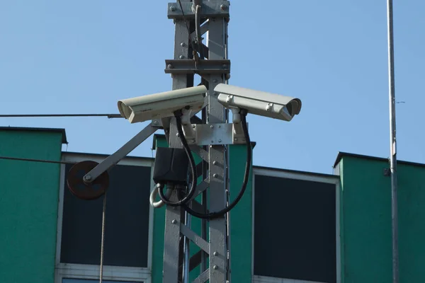 Telecamera Sorveglianza Sicurezza — Foto Stock