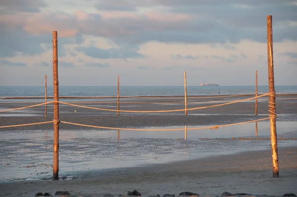 Vue Panoramique Des Dunes Mise Point Sélective — Photo