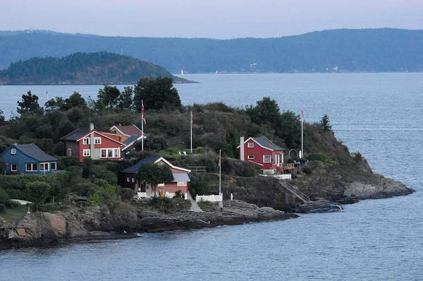 Oslo Norvégia Fővárosa Oslofjord Fok Déli Partjainál Fekszik — Stock Fotó