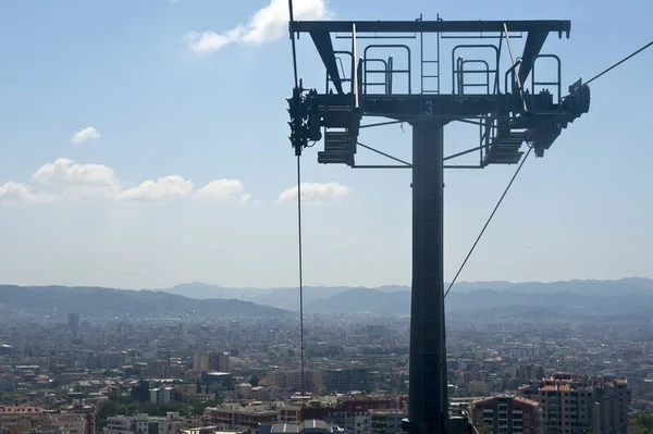 Funivia Montagna Tirana — Foto Stock