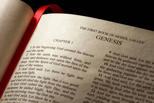 Chapter Book Genesis Old Testament Holy Bible — Stock Photo, Image