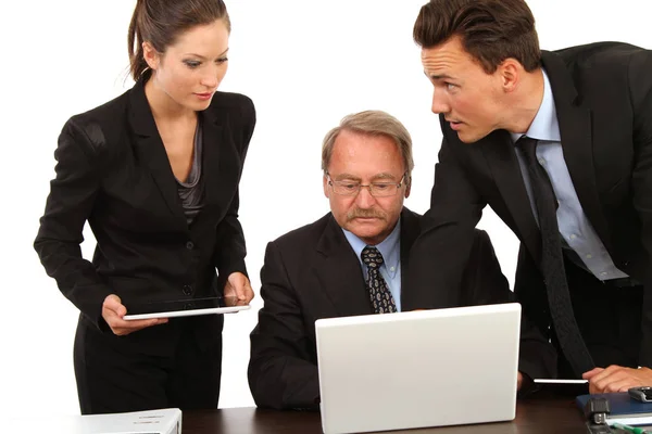 Equipo Negocios Trabajando Juntos Oficina — Foto de Stock